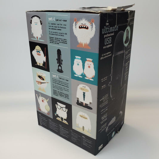 Blue Yeti Blackout Edition USB Microphone | Grade B