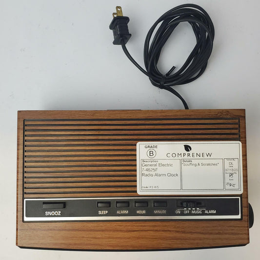 General Electric 7-4625F Radio Alarm Clock | Grade B