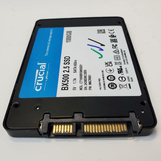 CRUCIAL CT1000BX500SSD1 1TB 2.5" SATA Internal SSD | Grade A | 7569