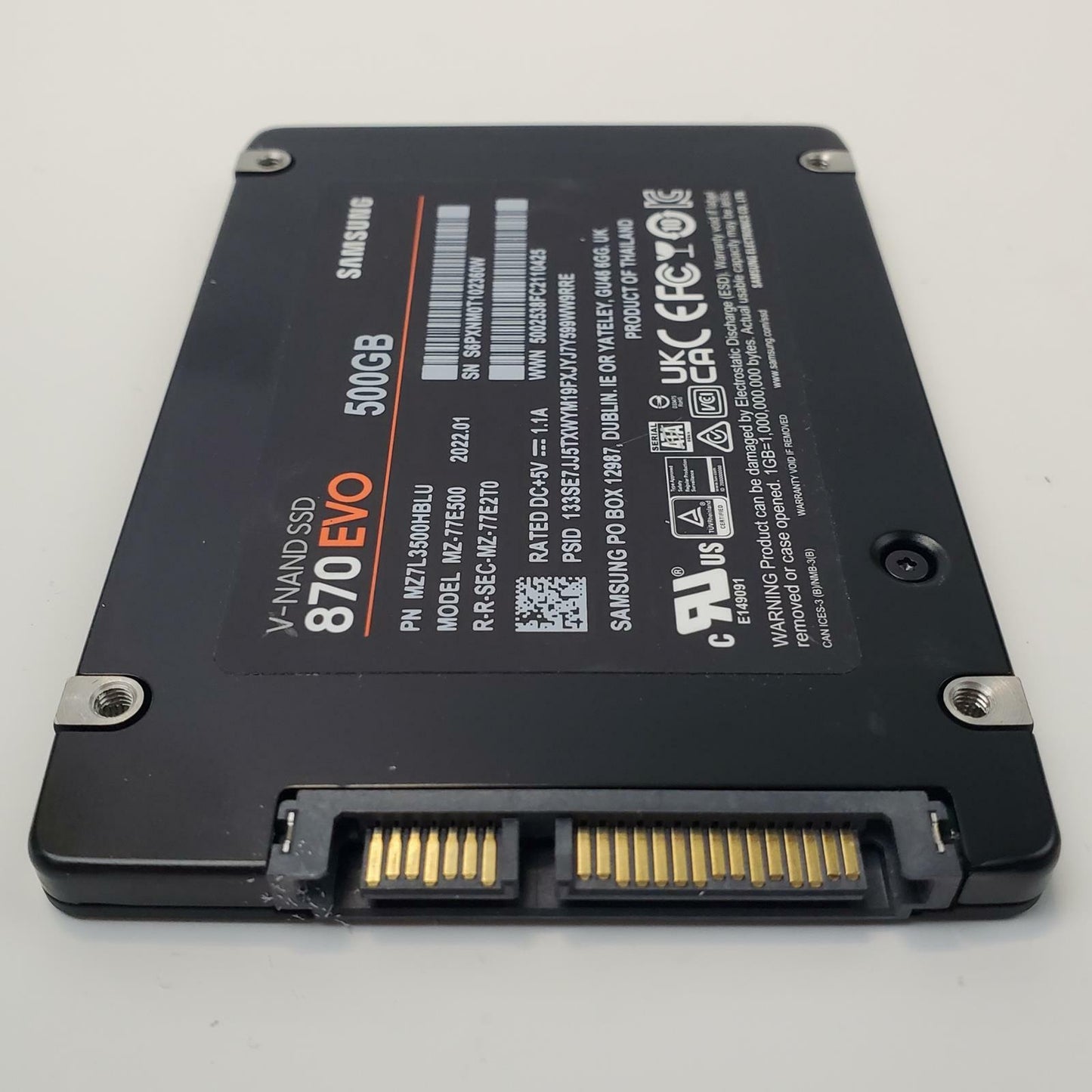 Samsung MZ-77E500 500GB 2.5" SATA Internal SSD | Grade A
