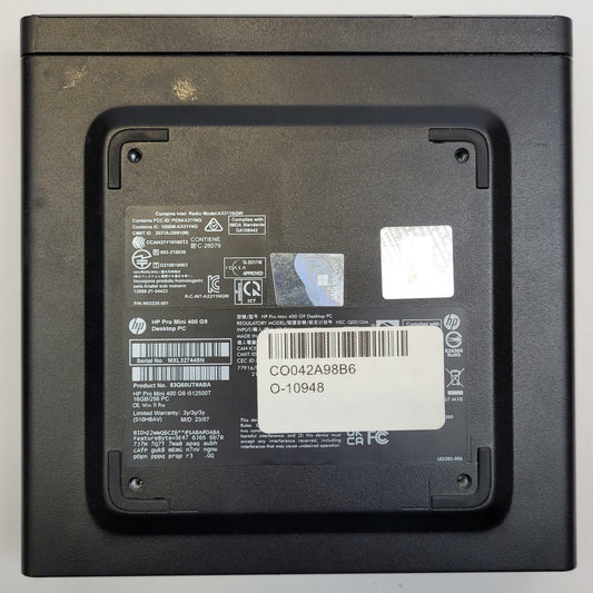 HP PRO MINI 400 G9 Windows 11 Home I5-12500T 16GB RAM 512GB NVME | Grade D