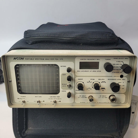 AVCOM PSA-37D Portable Spectrum Analyzer | Grade F