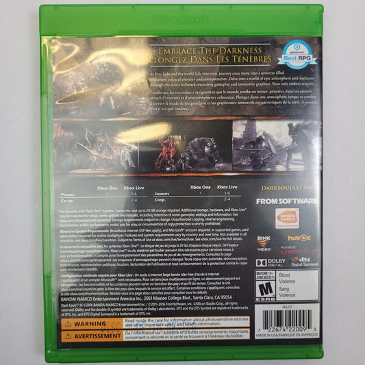 Xbox One Game: Dark Souls III | Grade B