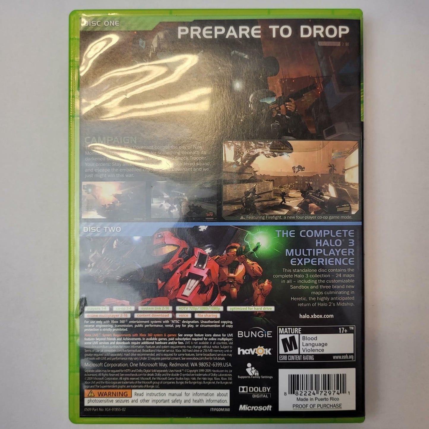 Xbox 360 Game: Halo 3: ODST | Grade A