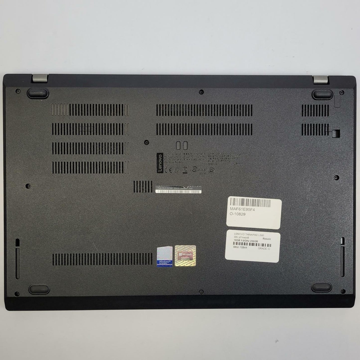 LENOVO THINKPAD L580 Windows 11 Home i5-8250U 16GB RAM 256GB 2.5" SSD | Grade C