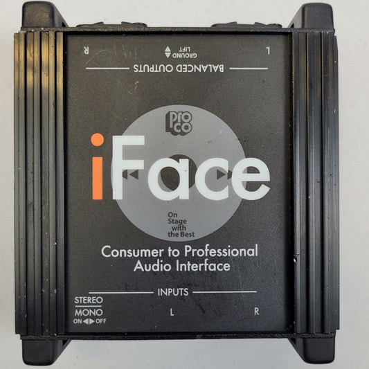 Pro Co Sound iFACE Consumer to Professional Audio Interface | Grade B