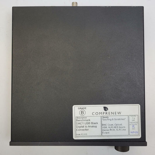 BENCHMARK DAC1 USB Black Digital to Analog Converter | Grade B
