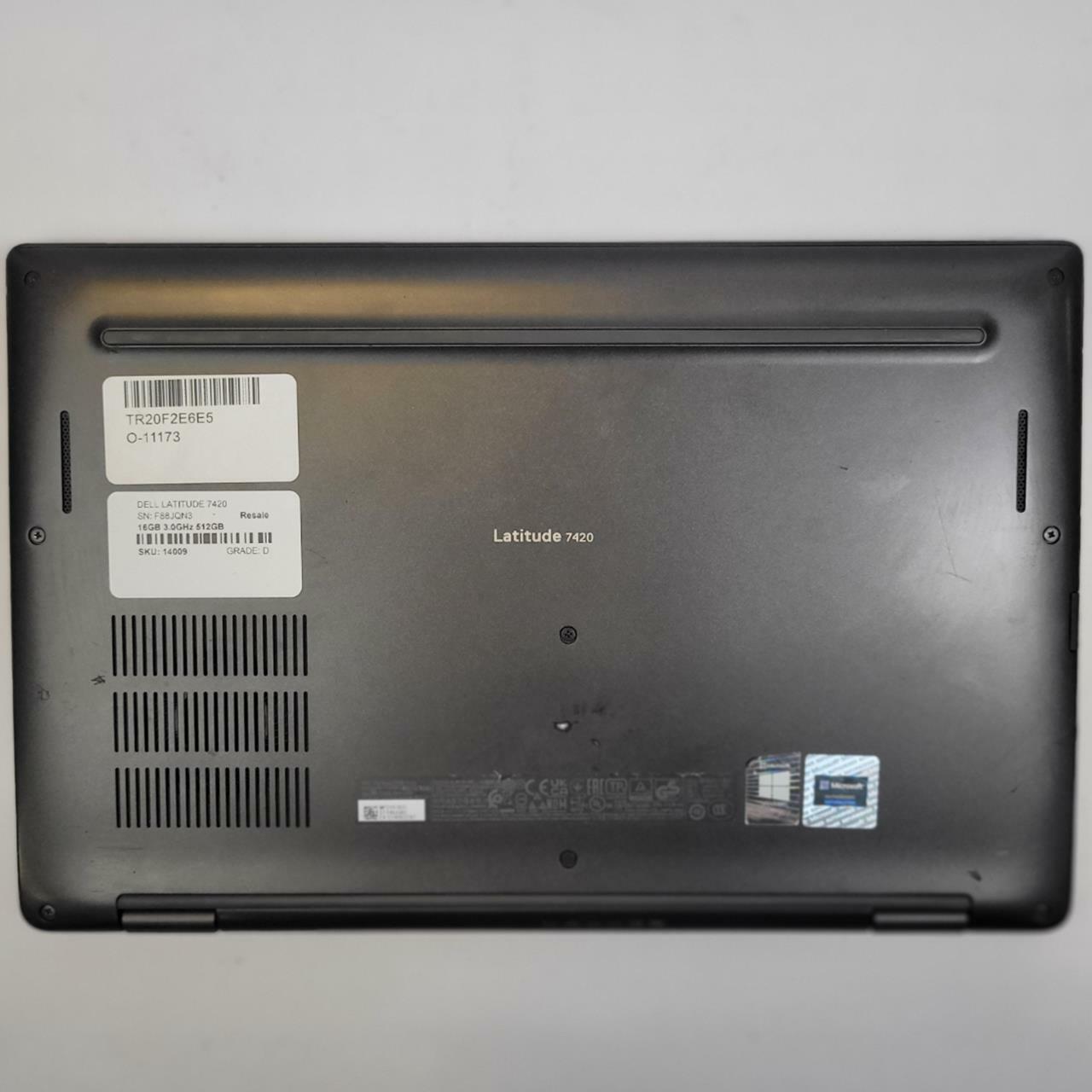 DELL LATITUDE 7420 Windows 11 Home i7-1185G7 16GB RAM 512GB NVME | Grade D