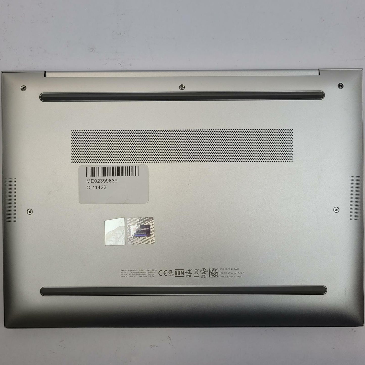 HP EliteBook 835 G9 Win 11 Home Ryzen 7 PRO 6850U 16GB RAM 256GB NVMe |Grade C|