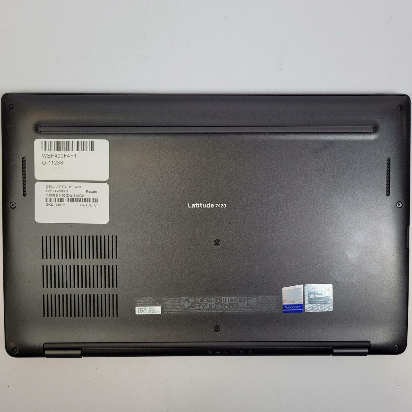 DELL LATITUDE 7420 Windows 11 Home Core i7 1185G7 16GB RAM 512GB NVME | Grade C