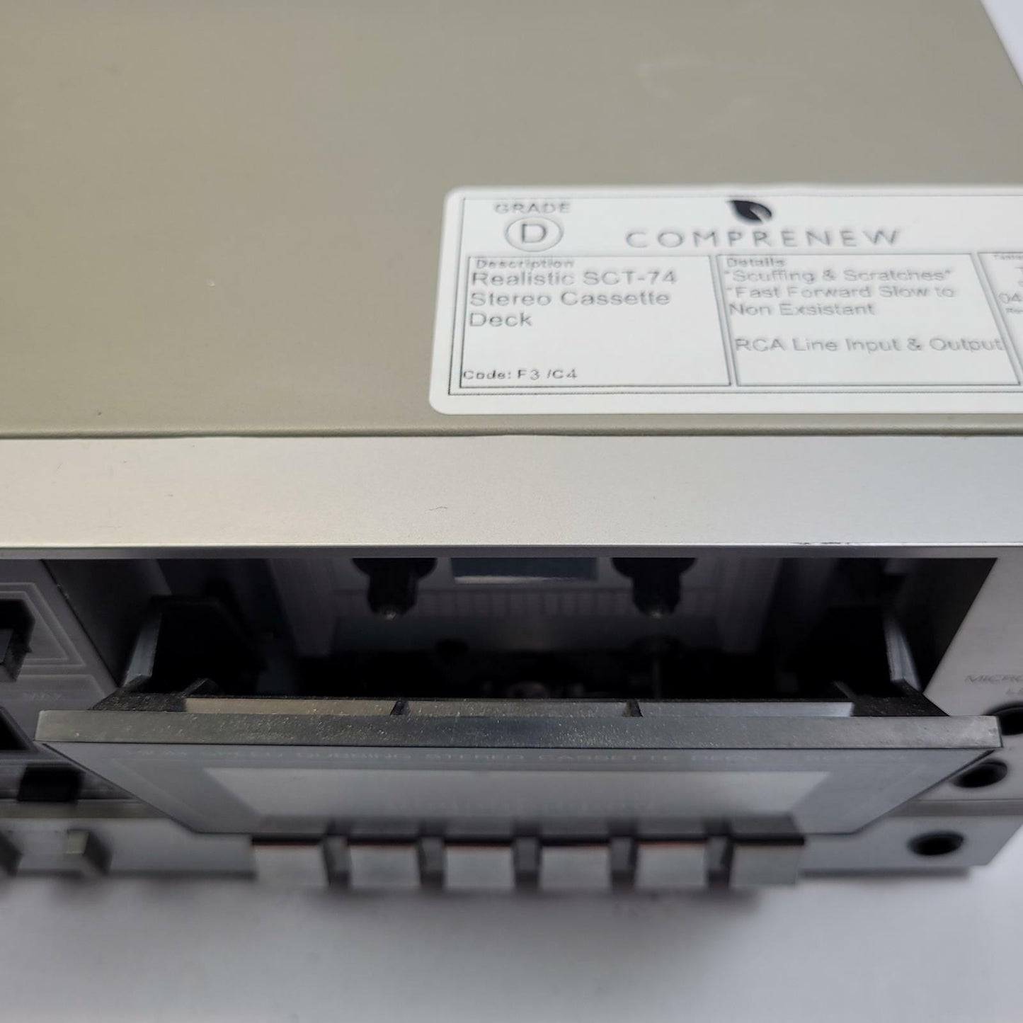 Realistic SCT-74 High Speed Dubbing Dual Cassette Deck | Grade D