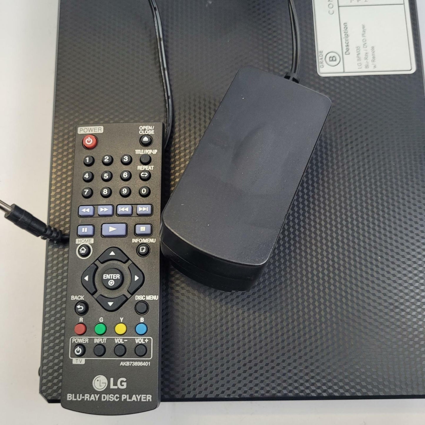 LG BPM35 Streaming Blu-ray Disc Player w/ Remote | Grade B