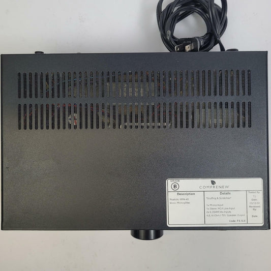 Realistic MPA-40 35-Watt PA Amplifier | Grade B