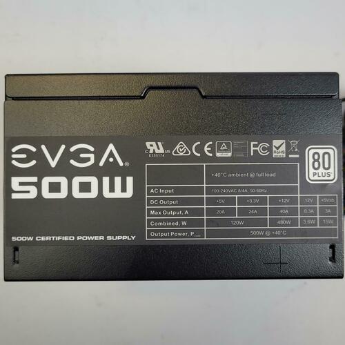 EVGA 100-W1-0500 500W Power Supply | Grade B | 1764
