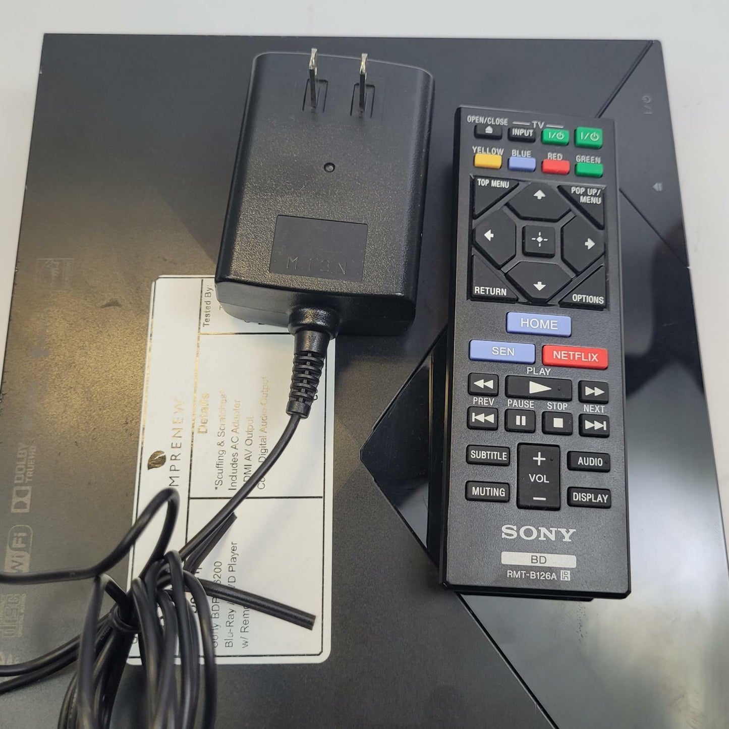 Sony BDP-S3200 Wi-Fi Blu-ray Disc Player | Grade B