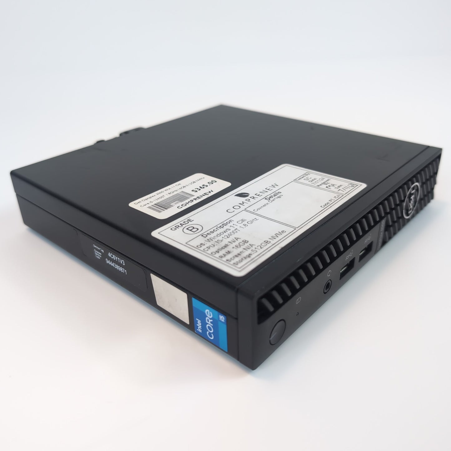 Dell Optiplex 3000 USFF Win 11 Citi Core i5-12400T 1.8GHz/16GB/512GB NVMe | Grade B