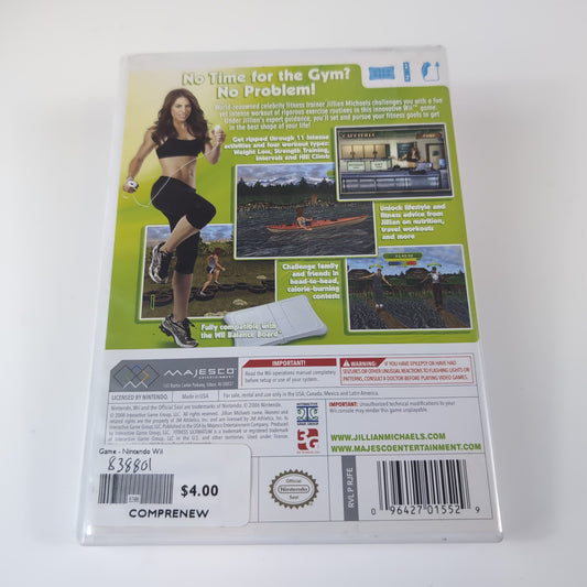 Nintendo Wii Game - Jillian Michaels' Fitness Ultimatum 2009 | Grade B