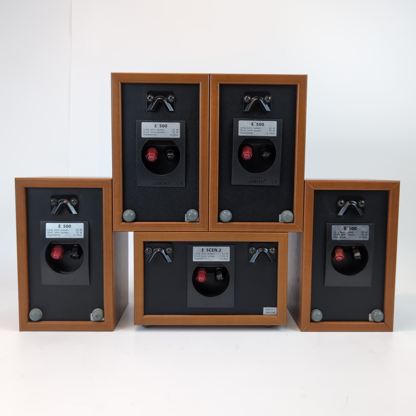 Jamo Home Cinema System (Cherry) CIB 6Pc. Set E 500PDD.2 | Grade B
