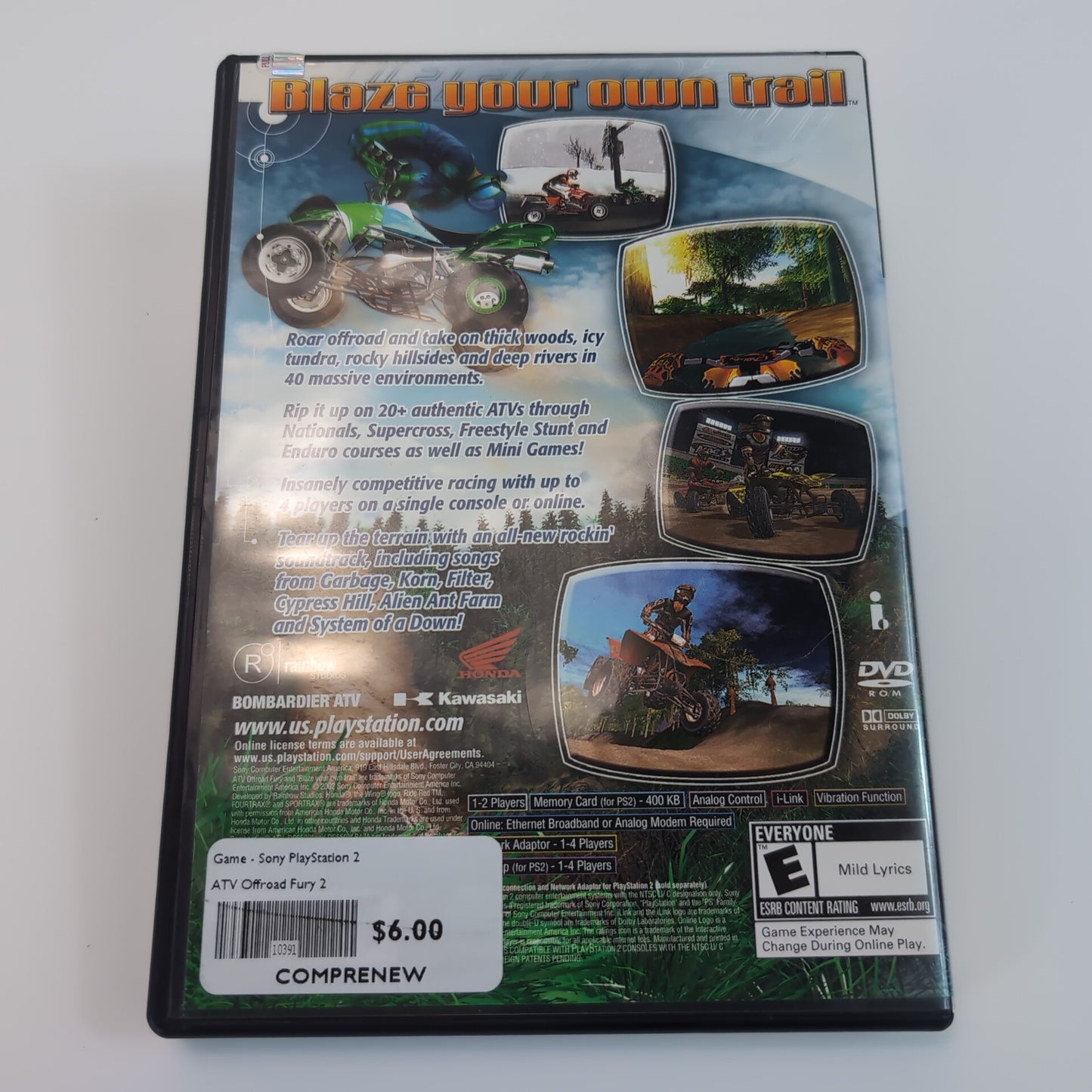 Sony PlayStation 2 Game - ATV Offroad Fury 2 | Grade B
