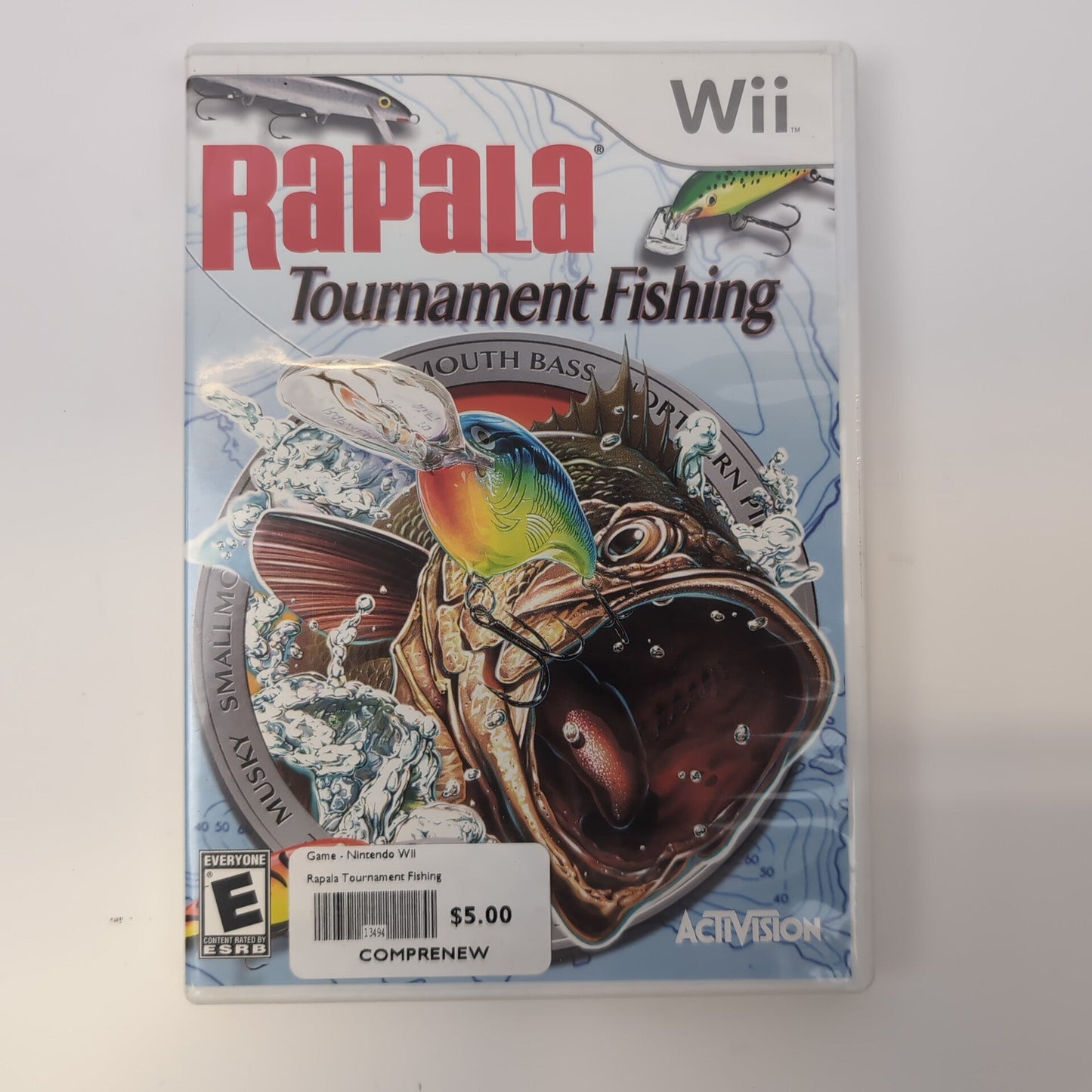 Nintendo Wii Game - Rapala Tournament Fishing | Grade B