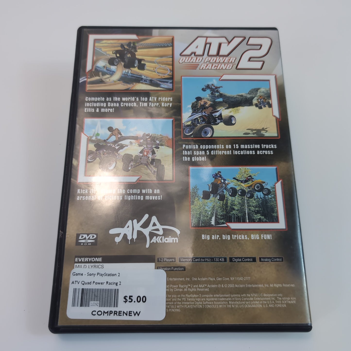 Sony PlayStation 2 Game - ATV Quad Power Racing 2 | Grade B