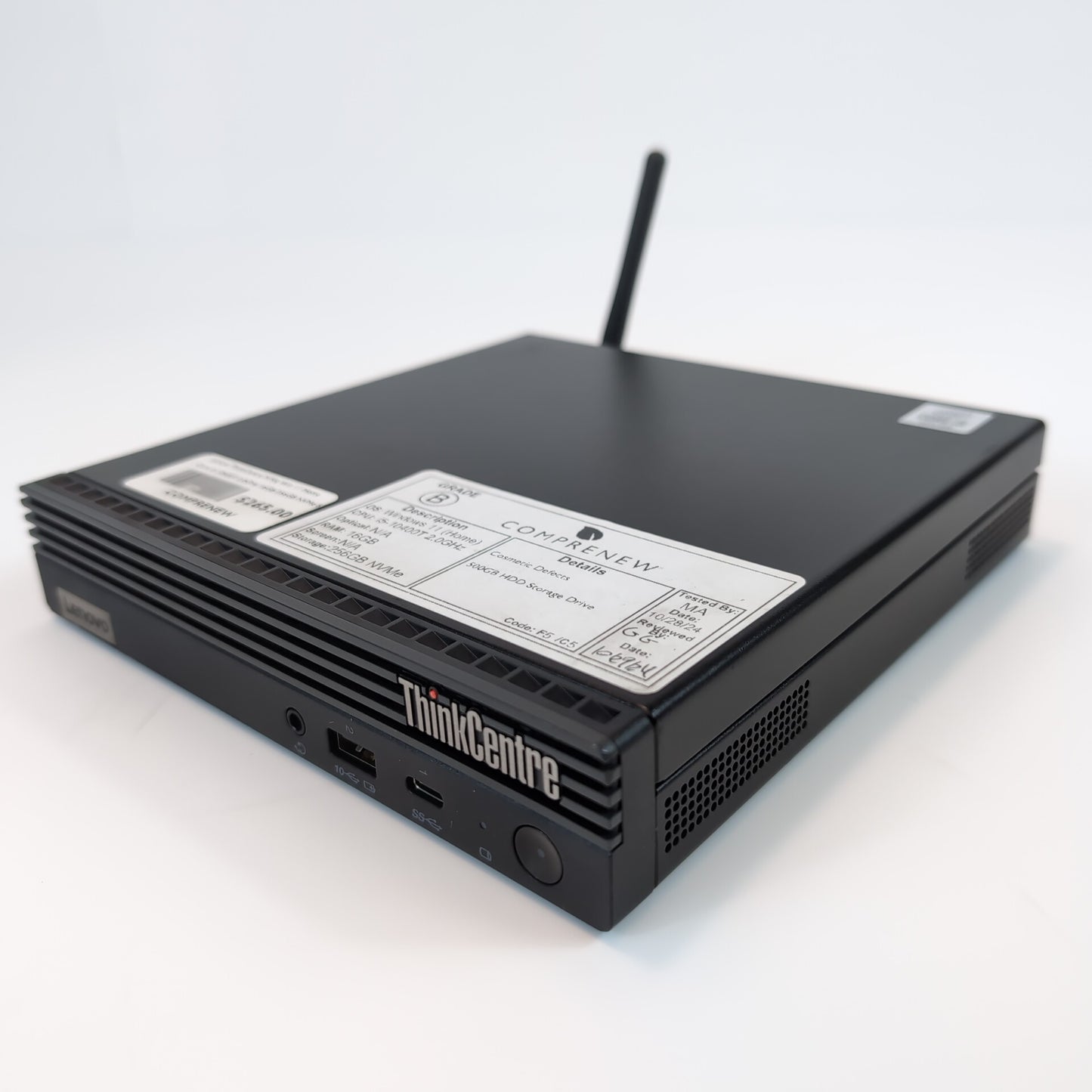 Lenovo ThinkCentre M70q USFF Win 11 Home Core i5-10400T 2.0GHz/16GB/256GB NVMe