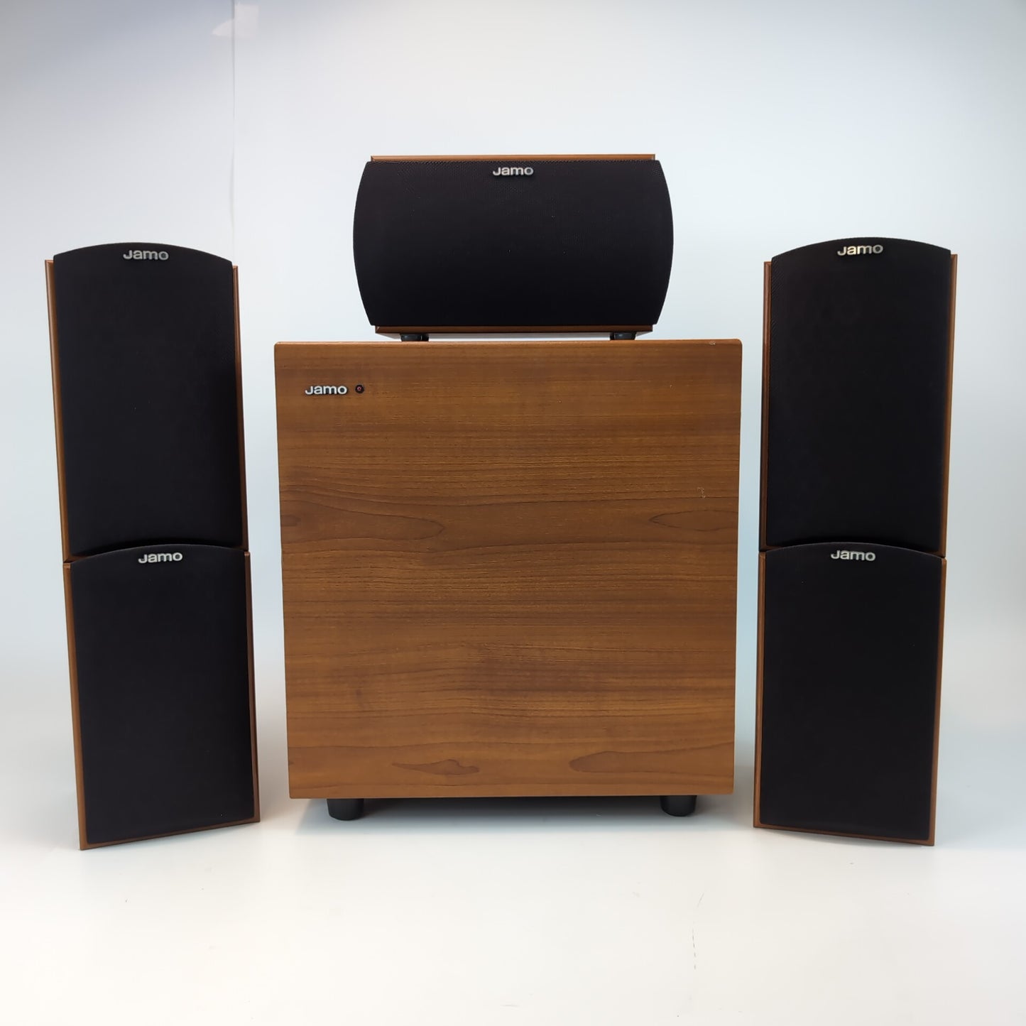 Jamo Home Cinema System (Cherry) CIB 6Pc. Set E 500PDD.2 | Grade B
