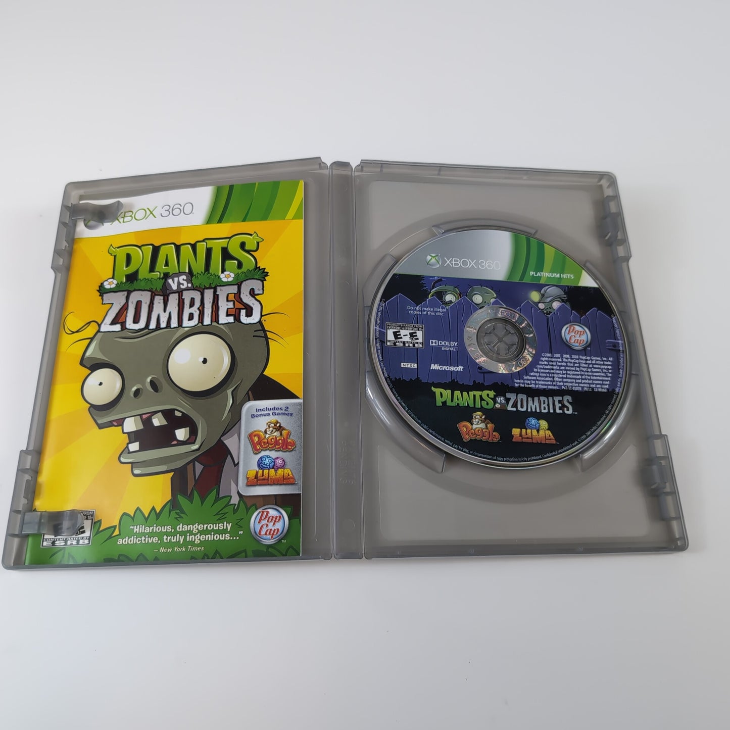 Microsoft Xbox 360 Game - Plants vs Zombies | Grade B