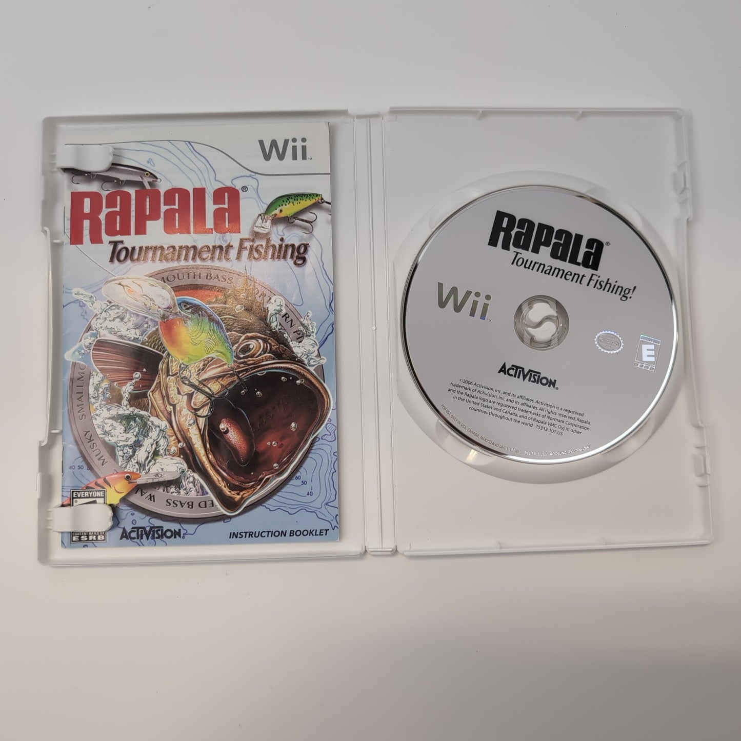 Nintendo Wii Game - Rapala Tournament Fishing | Grade B