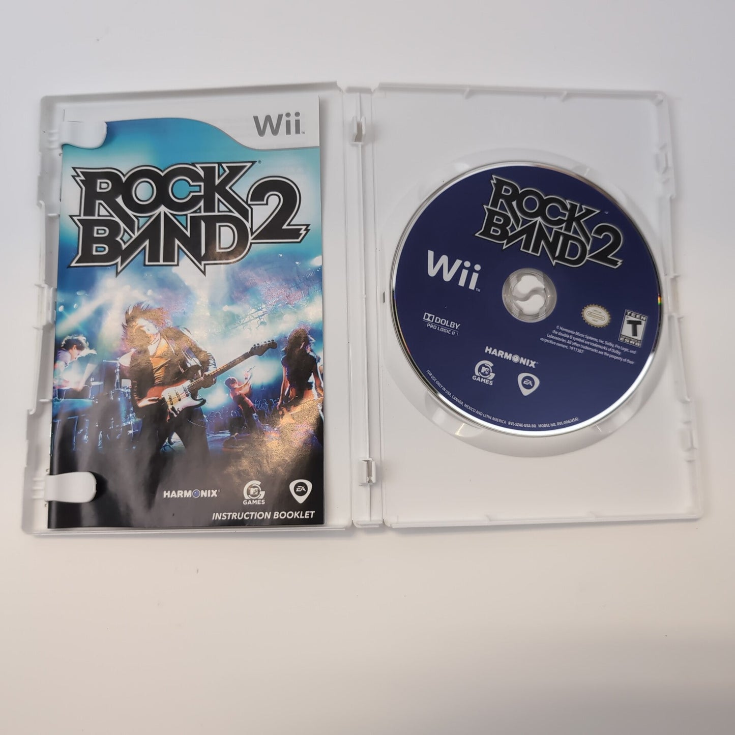 Nintendo Wii Game - Rock Band 2 Grade | B
