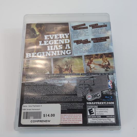 Sony PlayStation 3 Game - NBA Street Homecourt | Grade B
