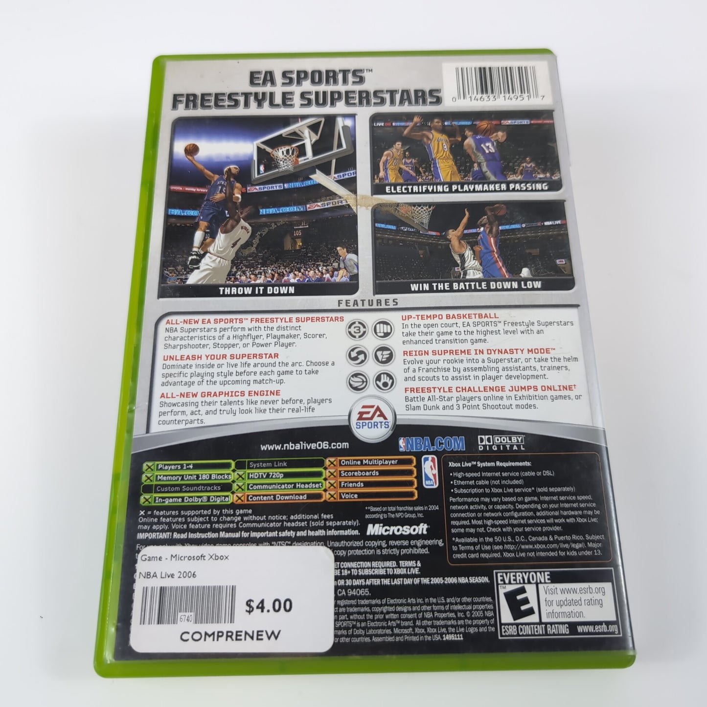 Microsoft Xbox Game - NBA Live 2006 | Grade B