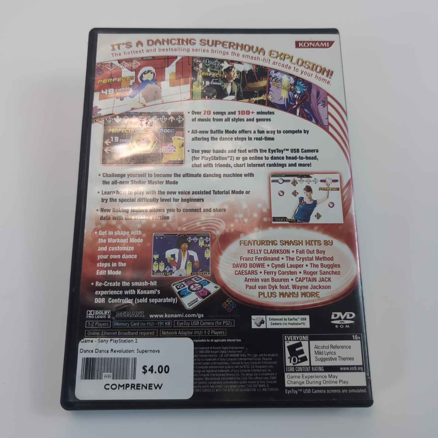 Sony PlayStation 2 Game - Dance Dance Revolution: Supernova | Grade B