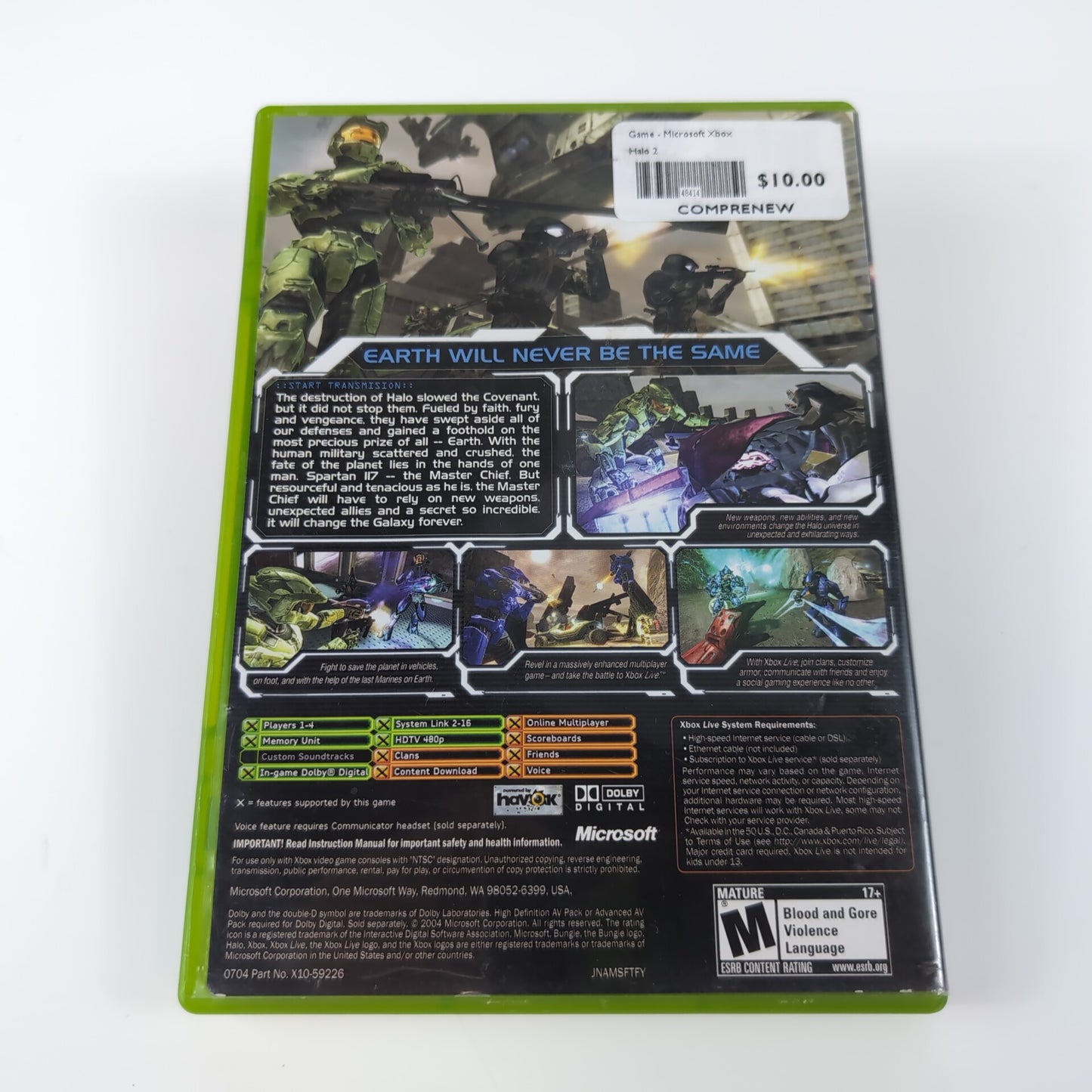 Microsoft Xbox Game - Halo 2 | Grade B