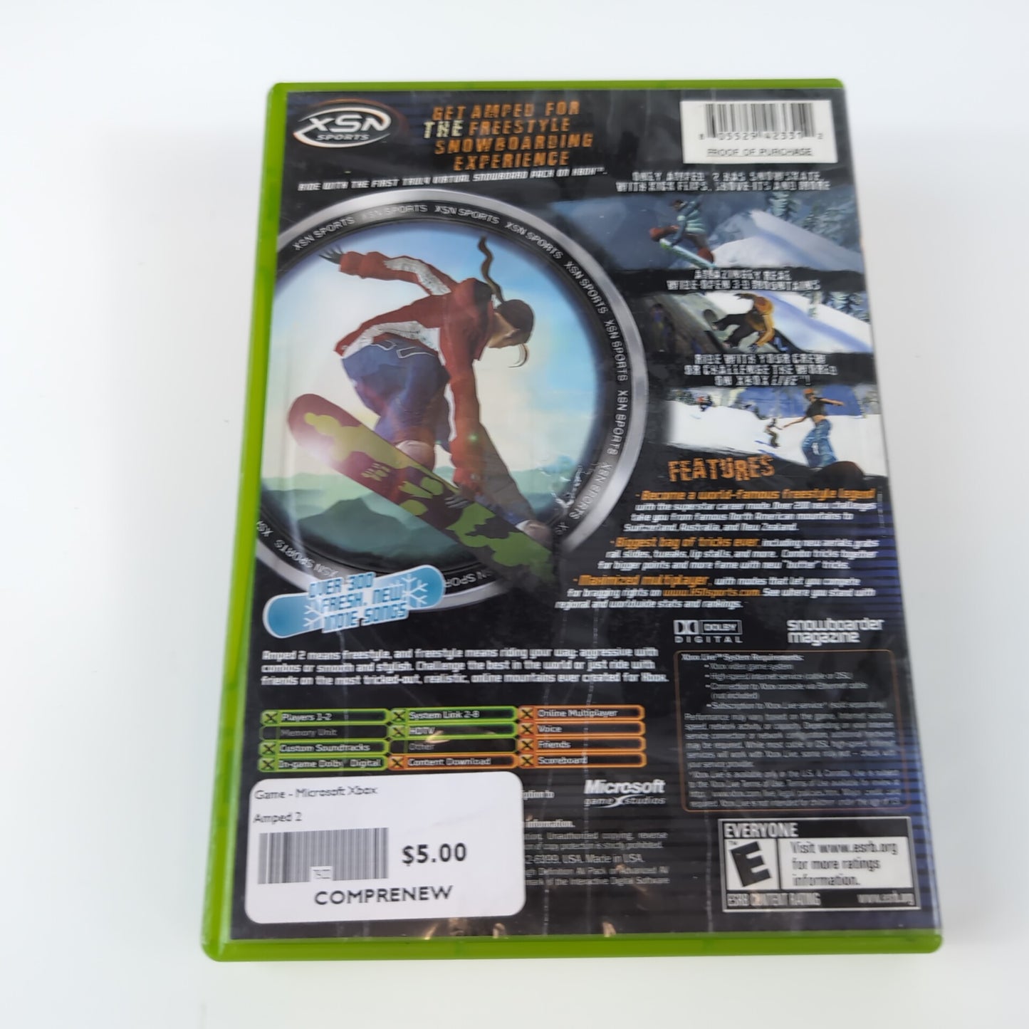 Microsoft Xbox Game - Amped 2 | Grade B
