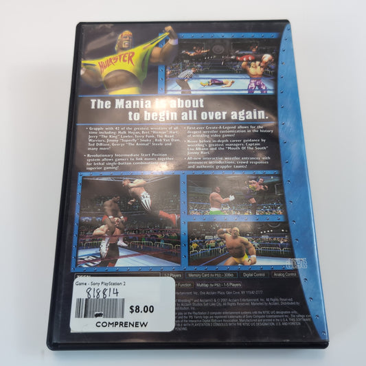 Sony PlayStation 2 Game - Legends of Wrestling | Grade B