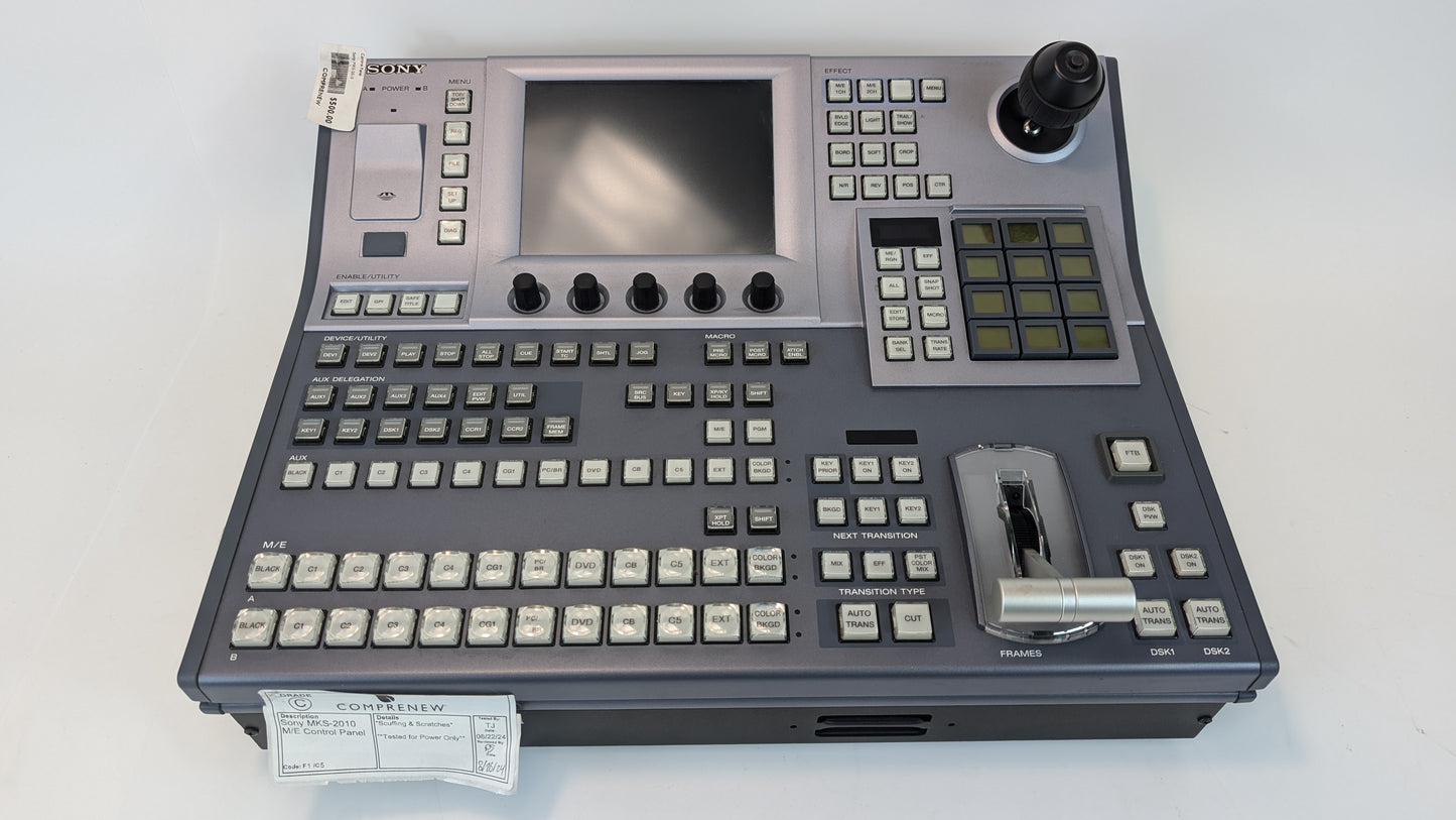 Sony MKS-2010 M/E Control Panel | Grade C