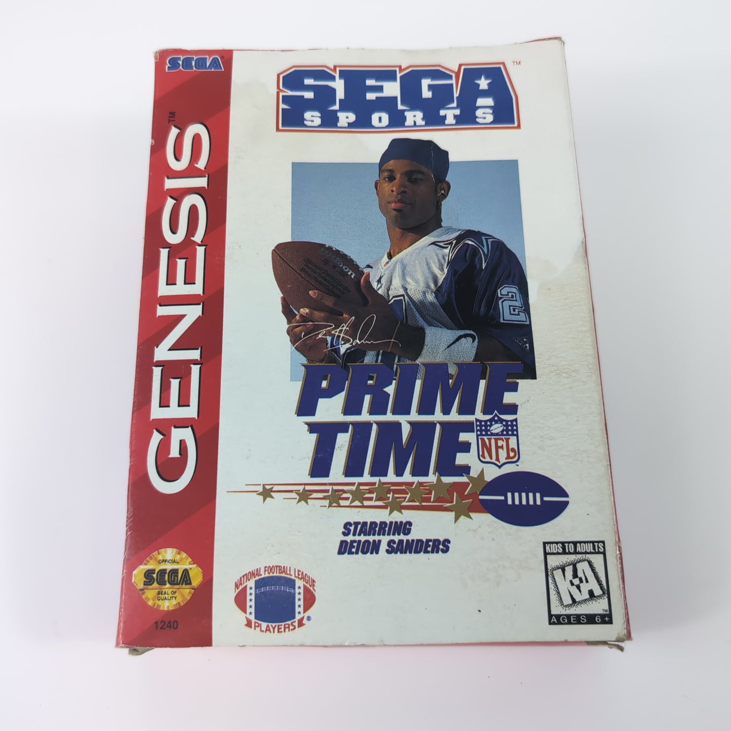 Sega Genesis Game - Prime Time NFL | Grade B