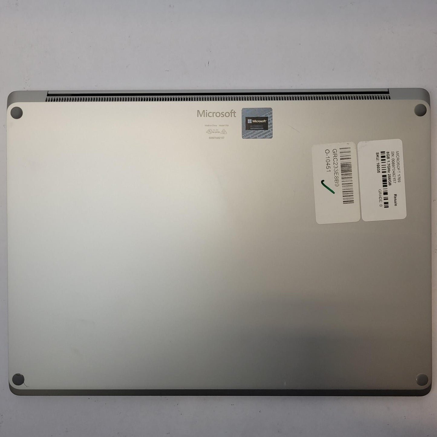 MICROSOFT 1769 Windows 11 Home I5-8350U 8GB RAM 256GB NVME | Grade B