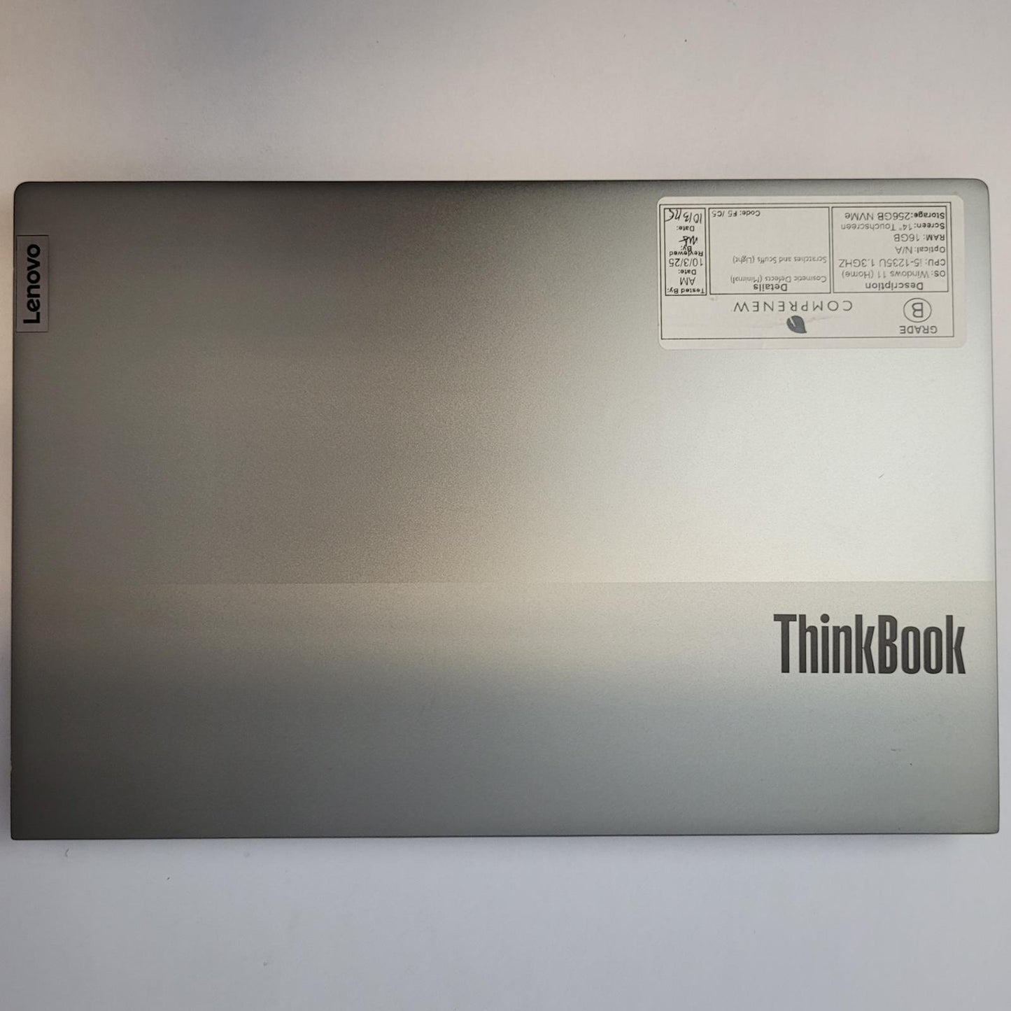 LENOVO THINKBOOK 14 G4 Windows 11 Home I5-1235U 16GB RAM 256GB NVME | Grade B