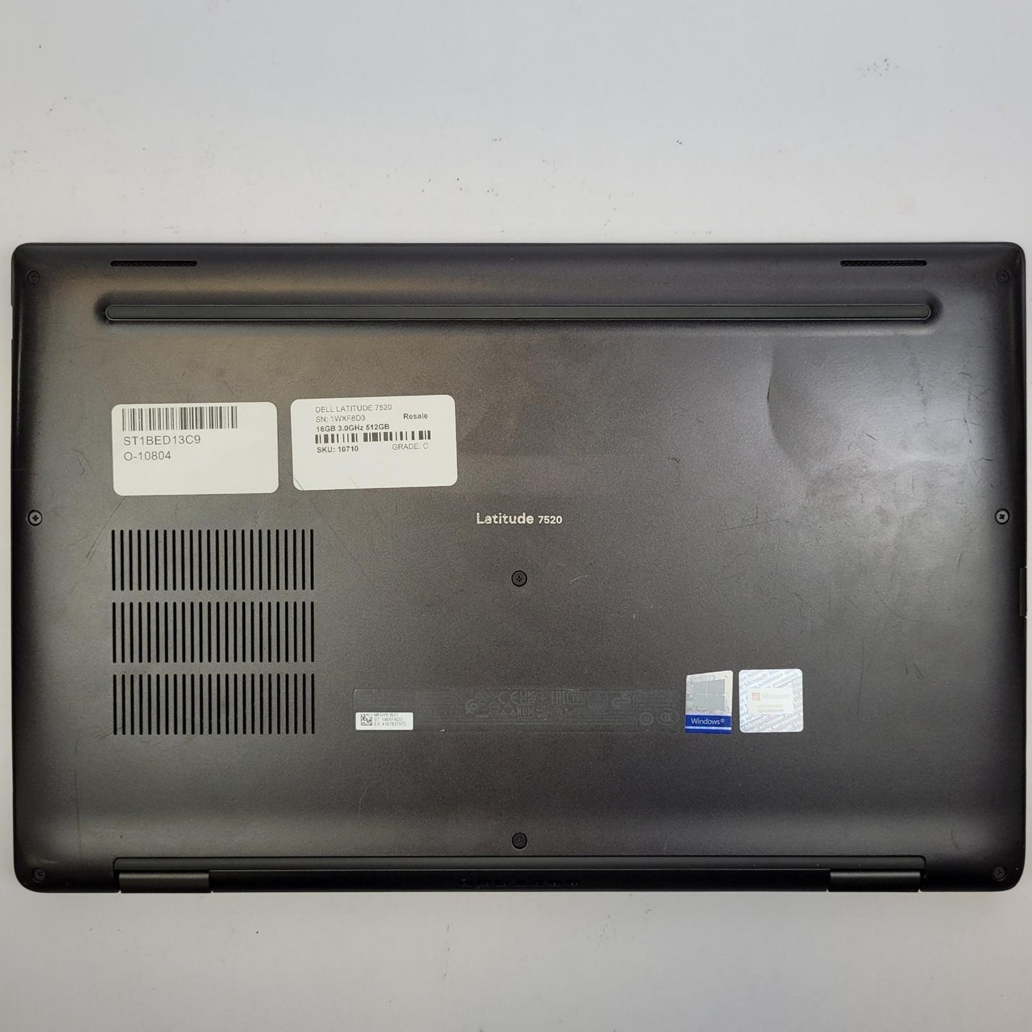 DELL LATITUDE 7520 Windows 11 Home i7-1185G7 16GB RAM 512GB NVME | Grade C | 10710a