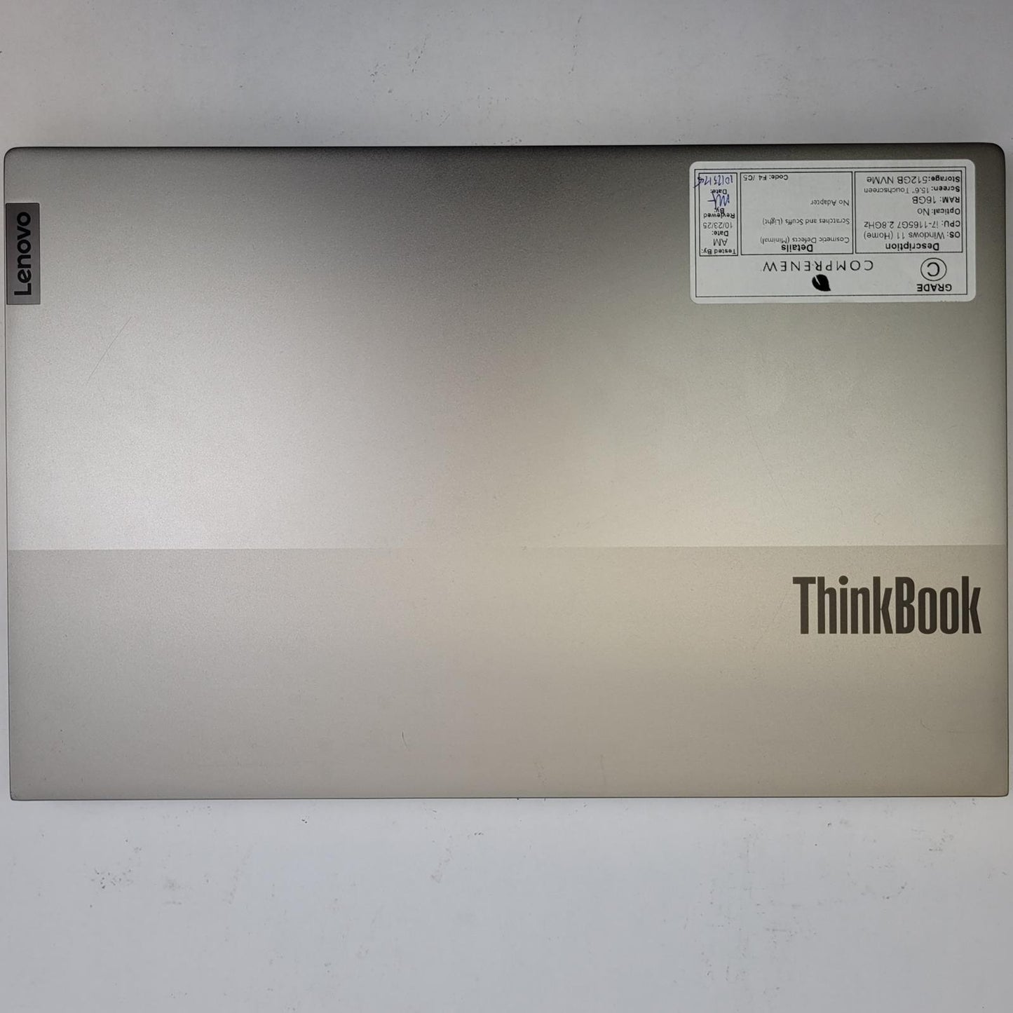 LENOVO 15 G2ITL Windows 11 Home I7-1165G7 16GB RAM 512GB NVME | Grade C