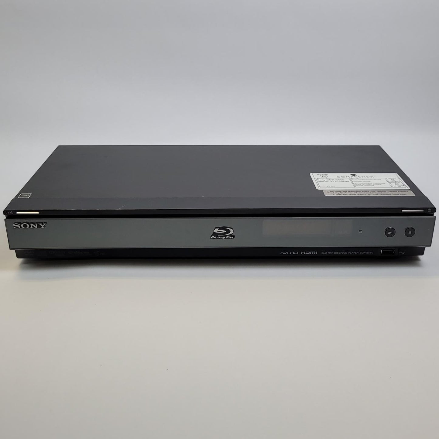 SONY BDP-S560 Blu-Ray/DVD Player | Grade B