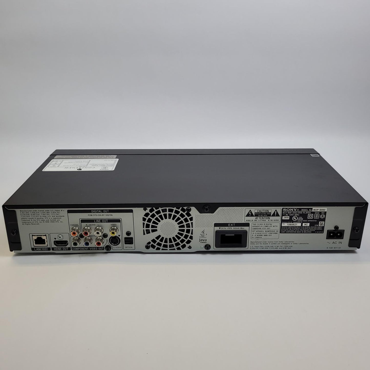 SONY BDP-S560 Blu-Ray/DVD Player | Grade B