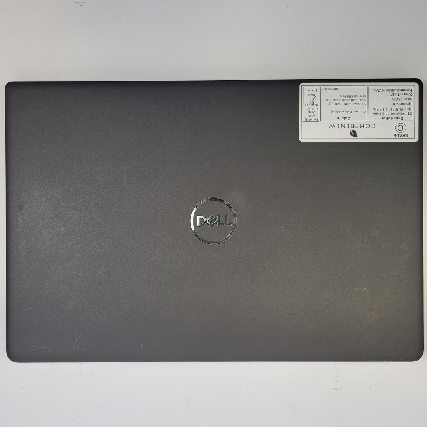 DELL LATITUDE 3510 Win 11 I5-10210U 16GB RAM 256GB NVME | Grade C | 10879