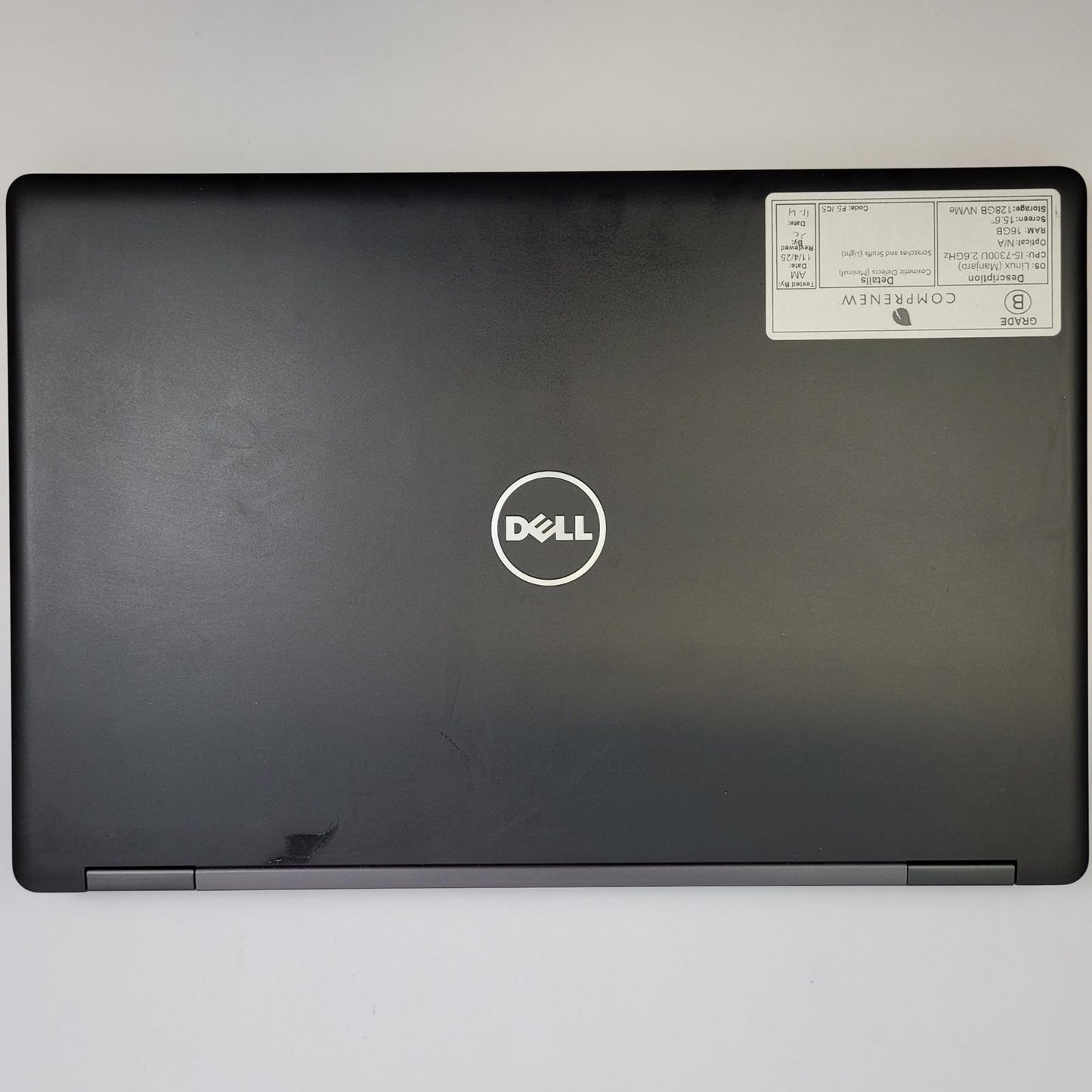 DELL LATITUDE 5590 Linux Manjaro i5-7300U 16GB RAM 128GB NVME | Grade B