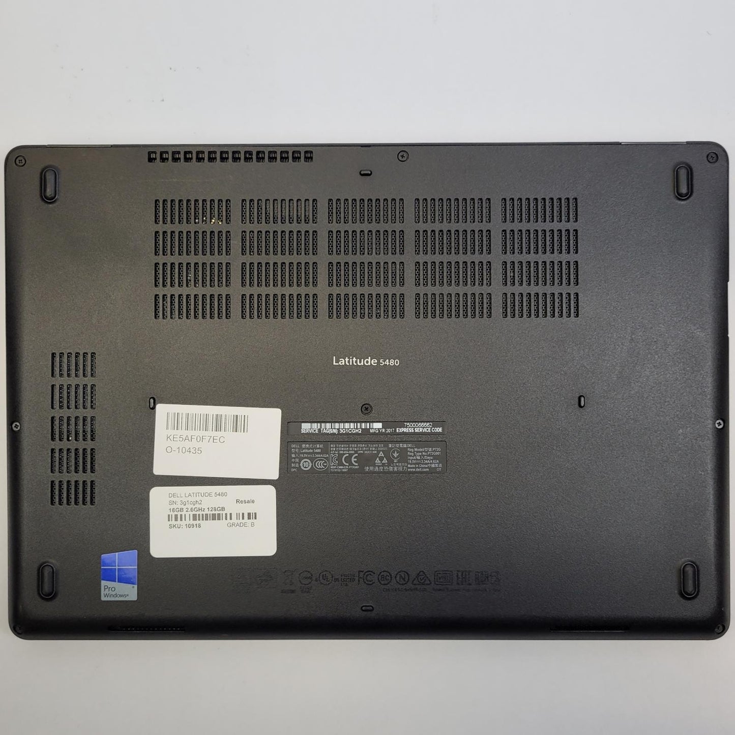 DELL LATITUDE 5480 Linux Manjaro i5-7300U 16GB RAM 128GB NVME | Grade B