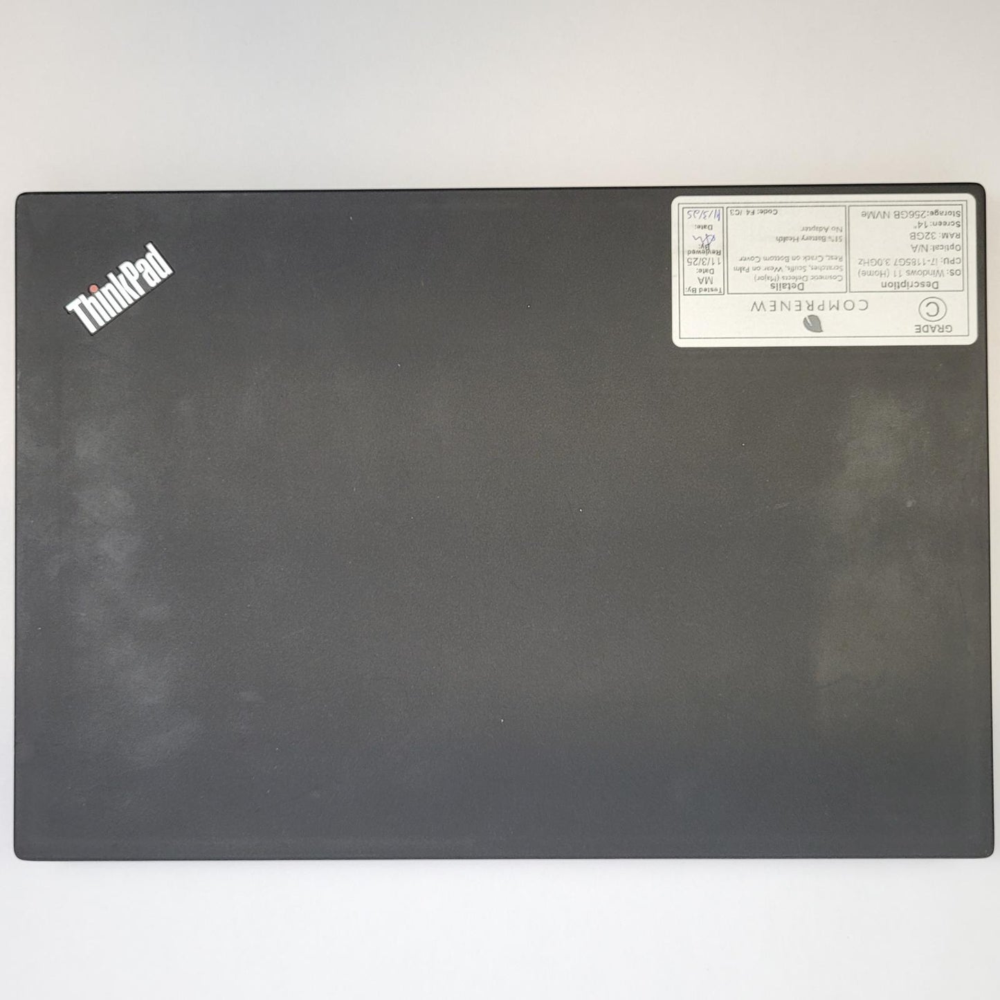 LENOVO THINKPAD T14 G2 Win 11 i7-1185G7 32GB RAM 256GB NVME | Grade C | 10920