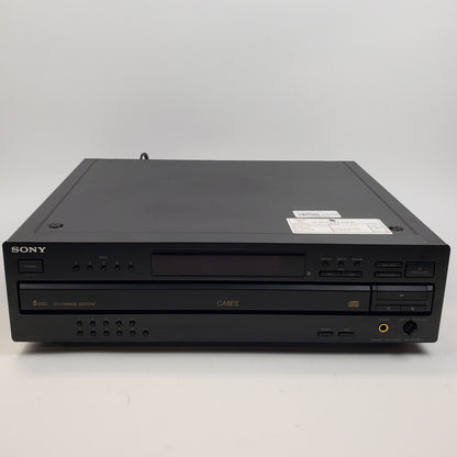 Sony CDP-CA8ES 5-Disc CD Carousel Changer w/ Remote | Grade C