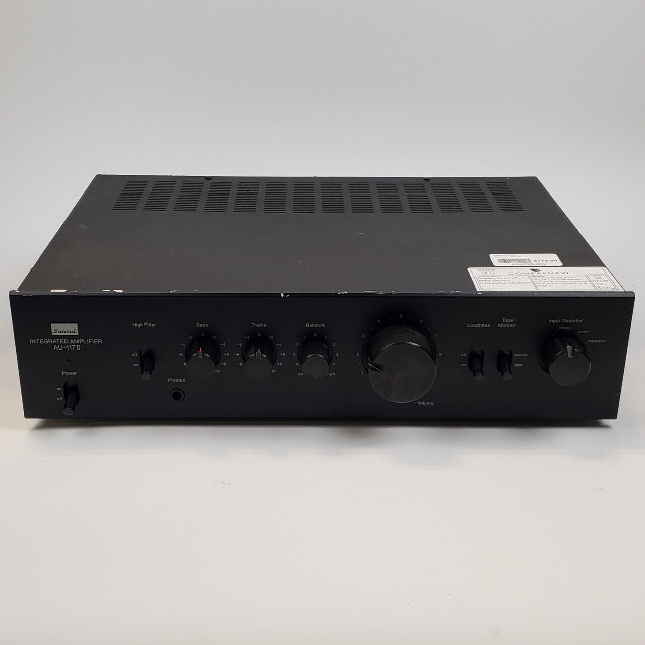 Sansui AU-117 MKII Stereo Integrated Amplifier | Grade C - ShopComprenew